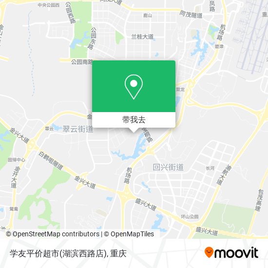 学友平价超市(湖滨西路店)地图