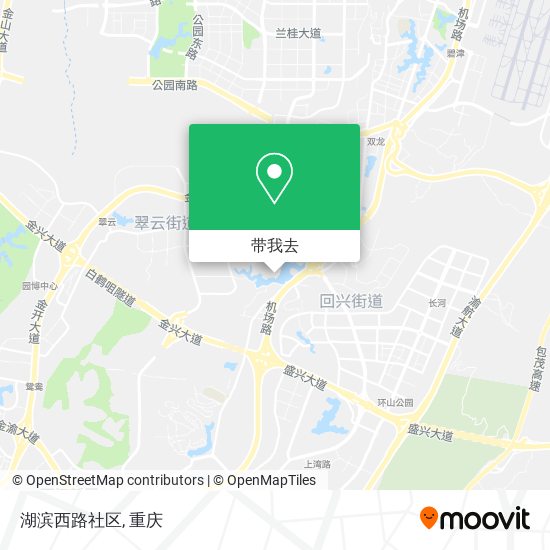 湖滨西路社区地图