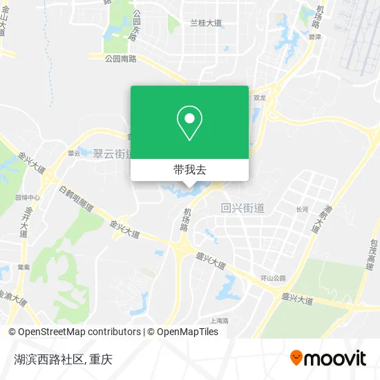 湖滨西路社区地图