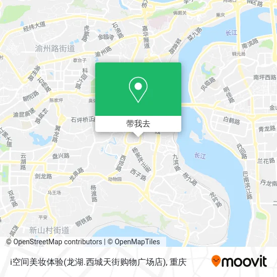 i空间美妆体验(龙湖.西城天街购物广场店)地图