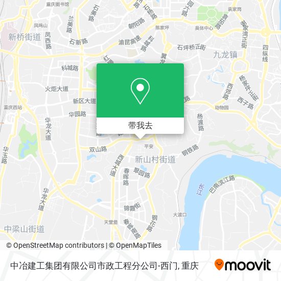 中冶建工集团有限公司市政工程分公司-西门地图