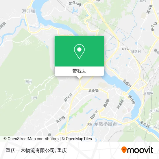 重庆一木物流有限公司地图