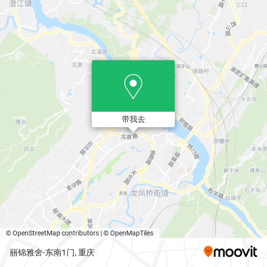 丽锦雅舍-东南1门地图