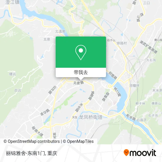 丽锦雅舍-东南1门地图
