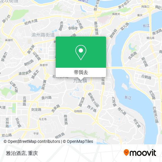 雅泊酒店地图