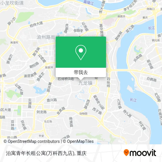 泊寓青年长租公寓(万科西九店)地图