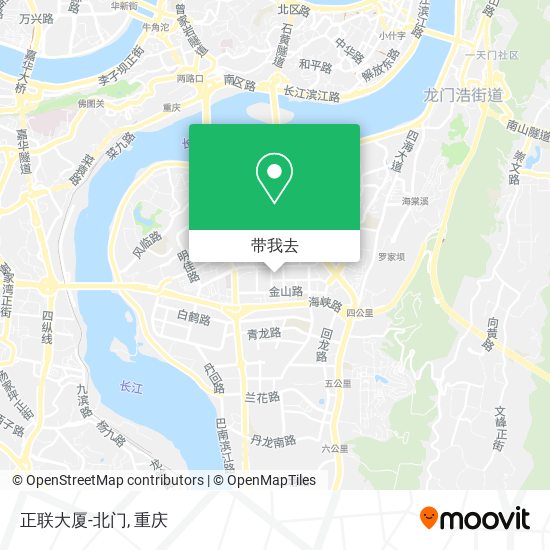 正联大厦-北门地图