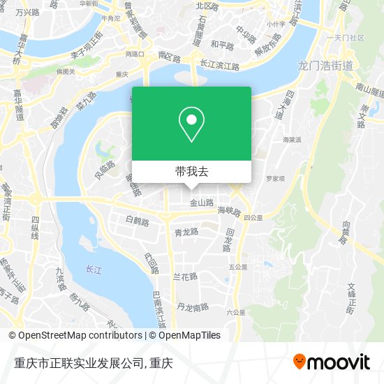 重庆市正联实业发展公司地图