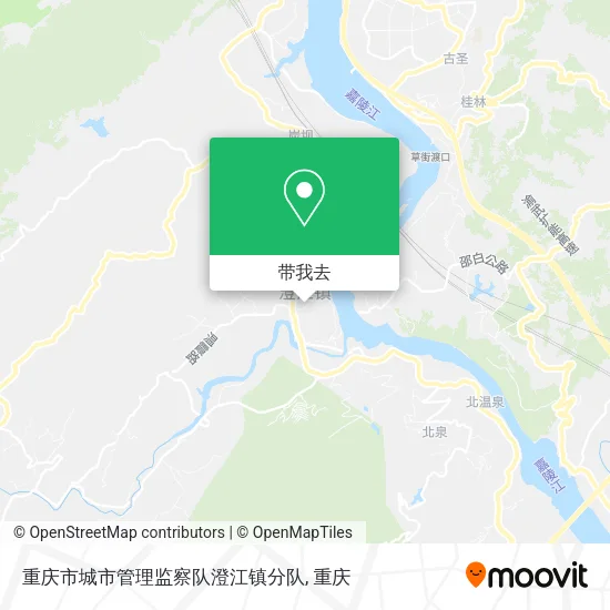 重庆市城市管理监察队澄江镇分队地图