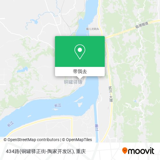 434路(铜罐驿正街-陶家开发区)地图