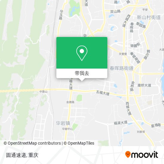 圆通速递地图