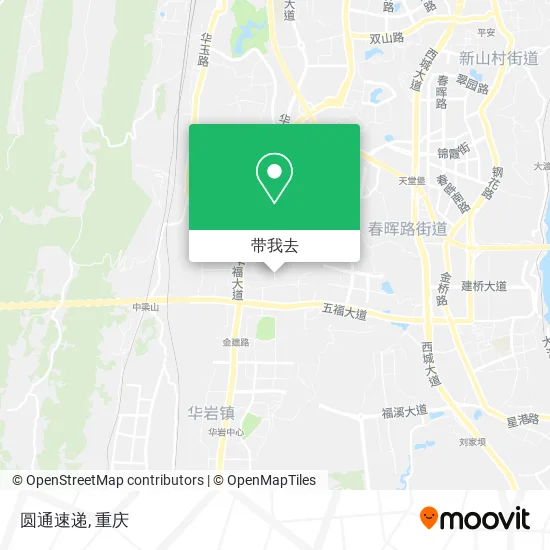 圆通速递地图