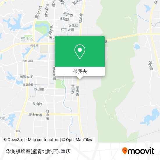 华龙棋牌室(壁青北路店)地图