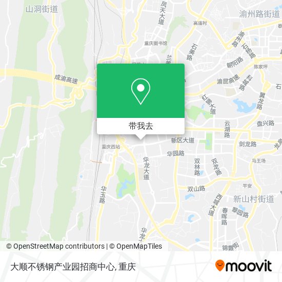 大顺不锈钢产业园招商中心地图