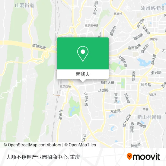 大顺不锈钢产业园招商中心地图