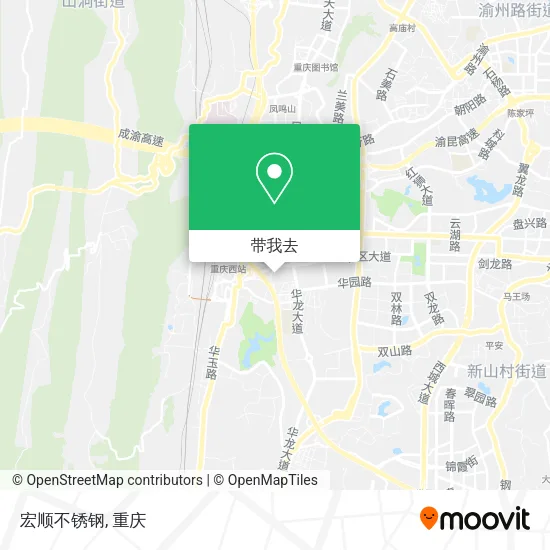 宏顺不锈钢地图