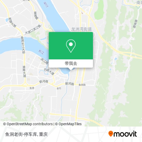 鱼洞老街-停车库地图