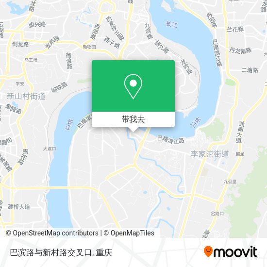 巴滨路与新村路交叉口地图