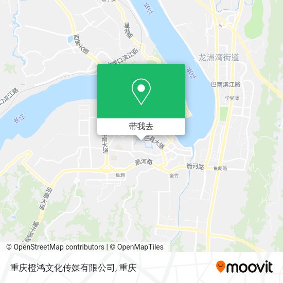 重庆橙鸿文化传媒有限公司地图