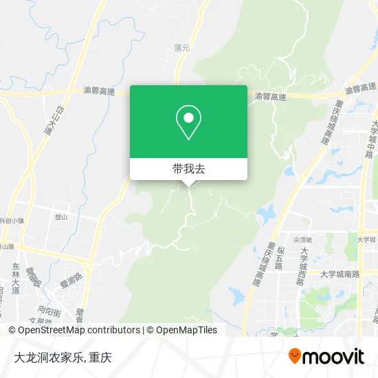 大龙洞农家乐地图