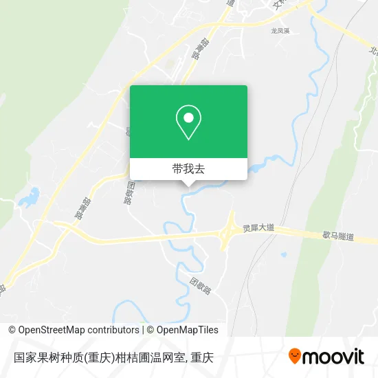 国家果树种质(重庆)柑桔圃温网室地图