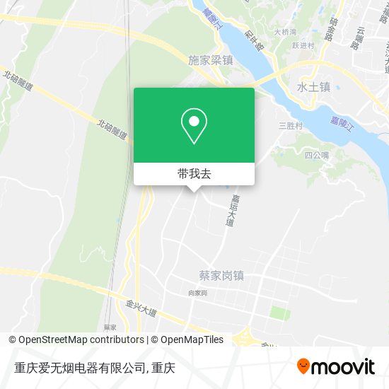重庆爱无烟电器有限公司地图
