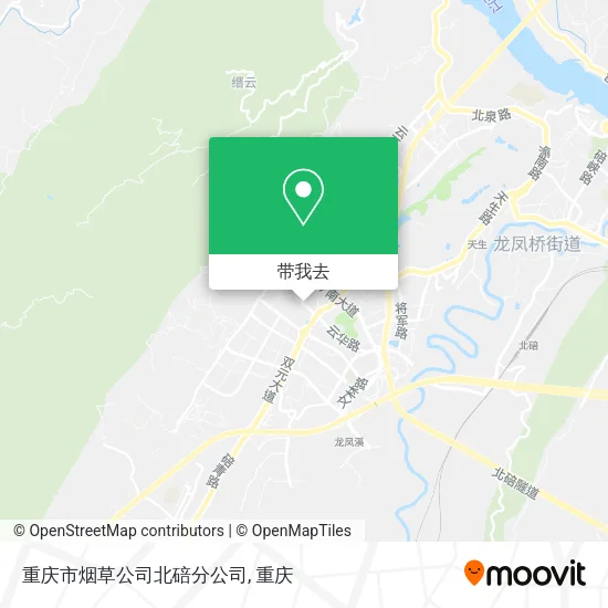 重庆市烟草公司北碚分公司地图