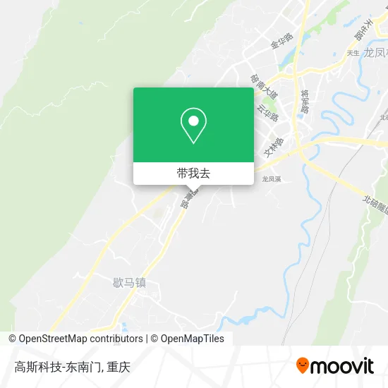 高斯科技-东南门地图