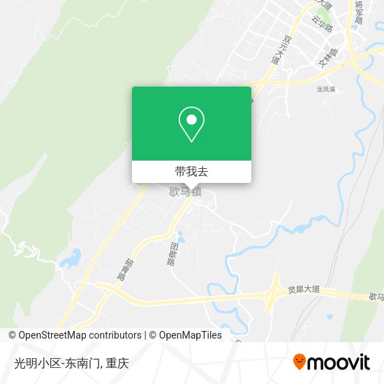 光明小区-东南门地图
