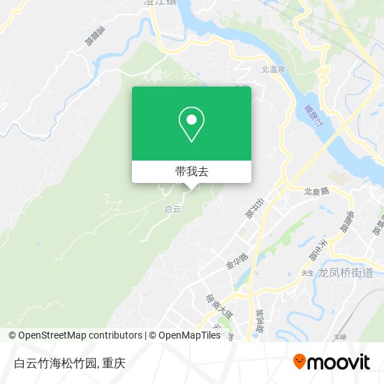 白云竹海松竹园地图