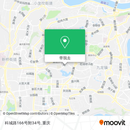 科城路166号附34号地图