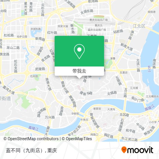 蓋不同（九街店）地图