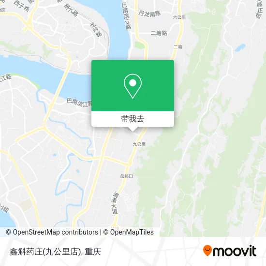 鑫斛药庄(九公里店)地图