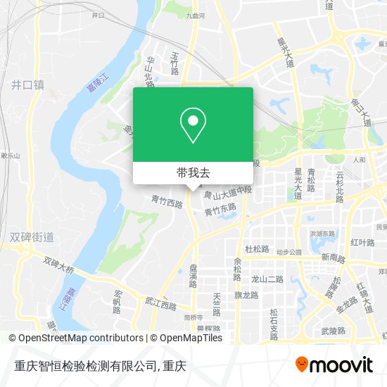 重庆智恒检验检测有限公司地图