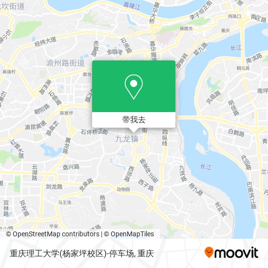 重庆理工大学(杨家坪校区)-停车场地图