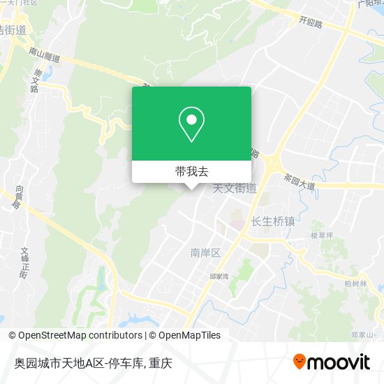 奥园城市天地A区-停车库地图