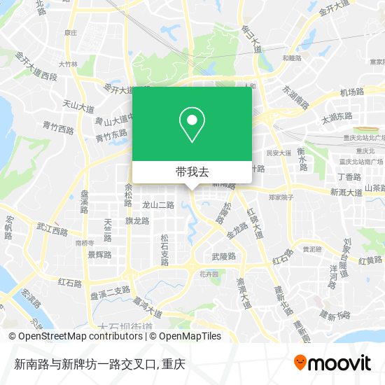 新南路与新牌坊一路交叉口地图