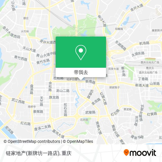 链家地产(新牌坊一路店)地图