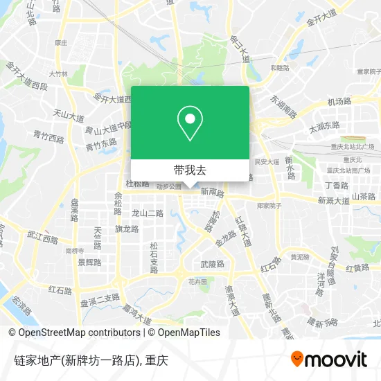 链家地产(新牌坊一路店)地图