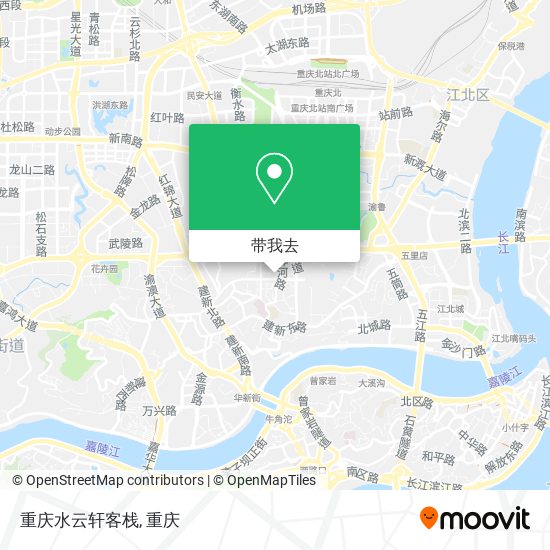 重庆水云轩客栈地图