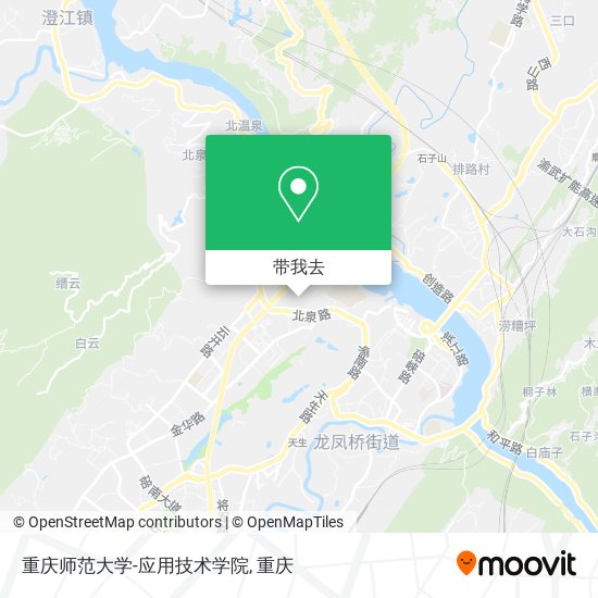 重庆师范大学-应用技术学院地图