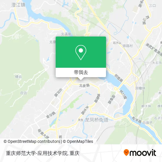 重庆师范大学-应用技术学院地图