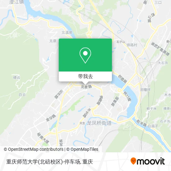 重庆师范大学(北碚校区)-停车场地图
