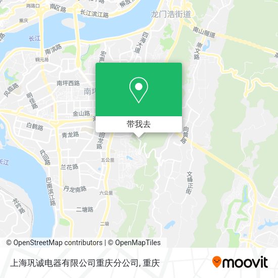 上海巩诚电器有限公司重庆分公司地图