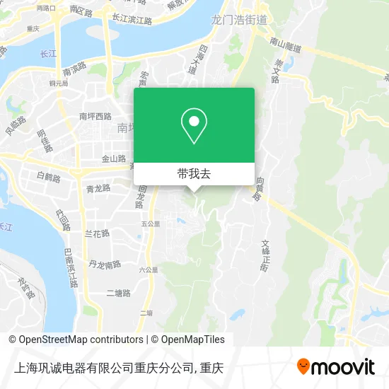 上海巩诚电器有限公司重庆分公司地图