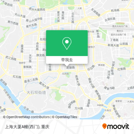 上海大厦A幢(西门)地图