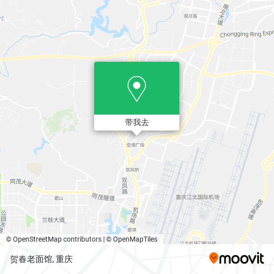 贺春老面馆地图
