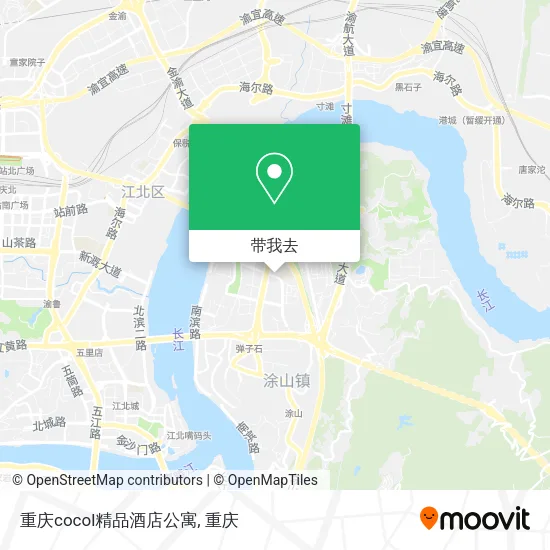 重庆cocol精品酒店公寓地图