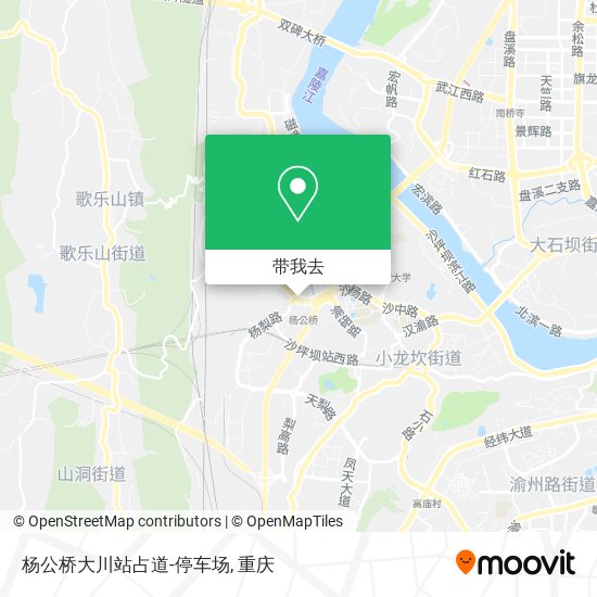 杨公桥大川站占道-停车场地图