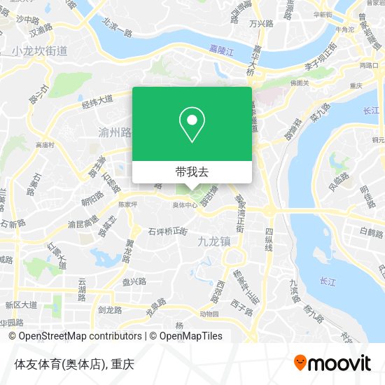 体友体育(奥体店)地图